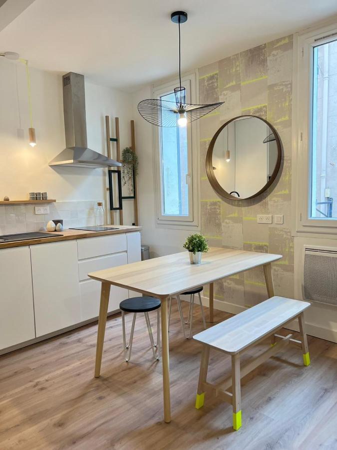 Bright T2 Of 34 M Renovated In The Downtown Marselha Exterior foto