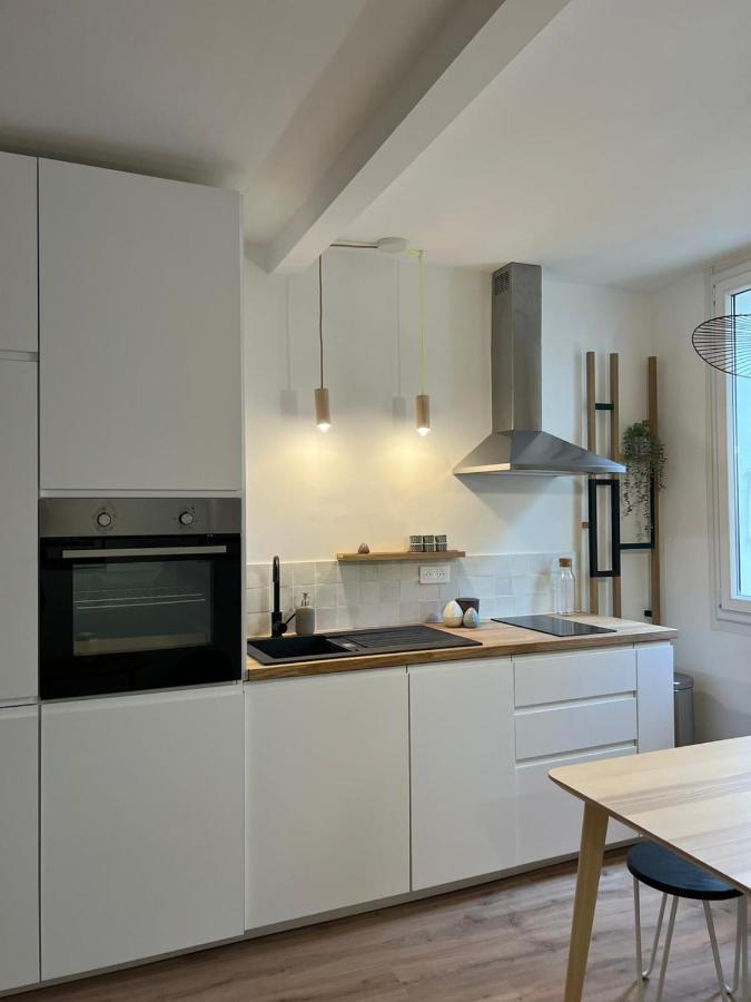 Bright T2 Of 34 M Renovated In The Downtown Marselha Exterior foto